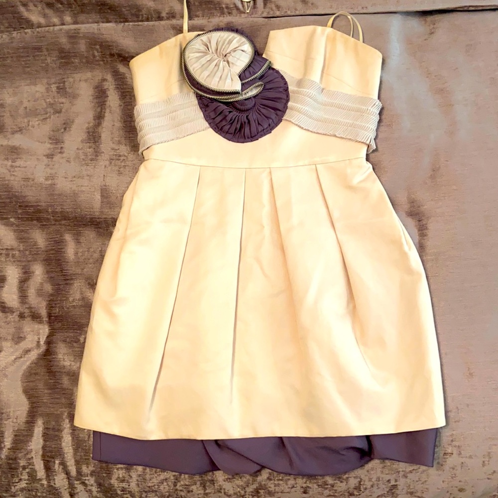 BCBG Maxazria strapless dress